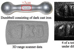 3D Rekonstruktion von verschiedenen Gewichten